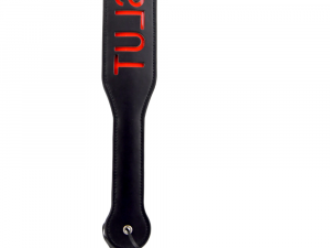 Bound to Please SLUT Spanking Paddle Black