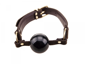 BOUND Nubuck Leather Solid Ball Gag