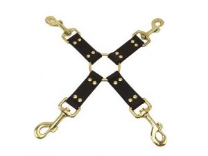 BOUND Nubuck Leather 4 Way Hog Tie