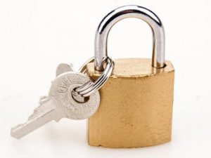 BOUND Padlock and Key