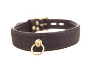 BOUND Nubuck Leather Choker with 'O' Ring