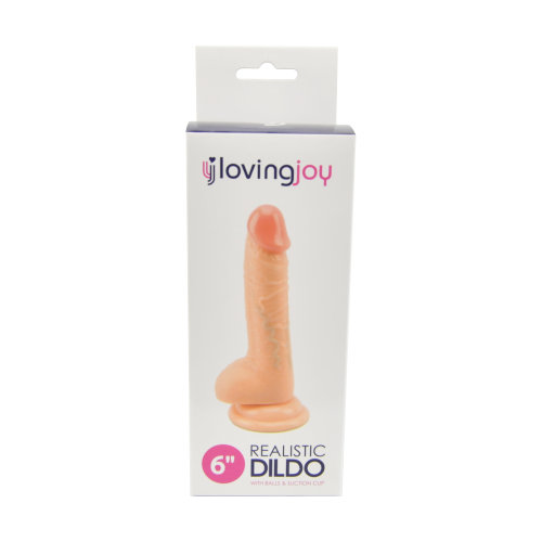 Loving Joy Realistic Dildo with Balls and Suction Cup 6 inch - Image 7