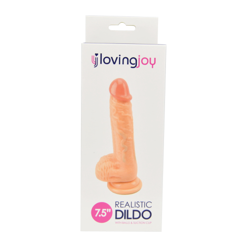 Loving Joy Realistic Dildo with Balls and Suction Cup 7.5 Inch - Image 7
