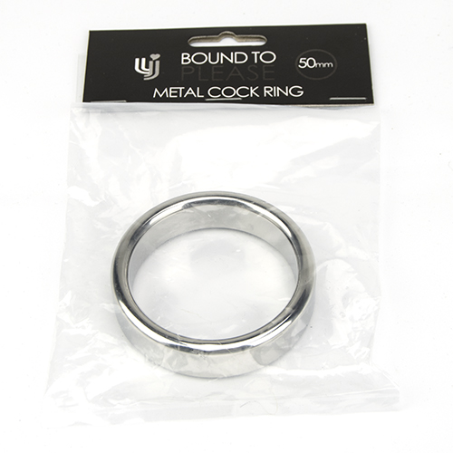 Bound to Please Metal Cock and Ball Ring - 50mm - Image 7