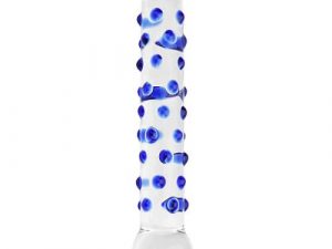 Spectrum Nubby Textured Glass Dildo