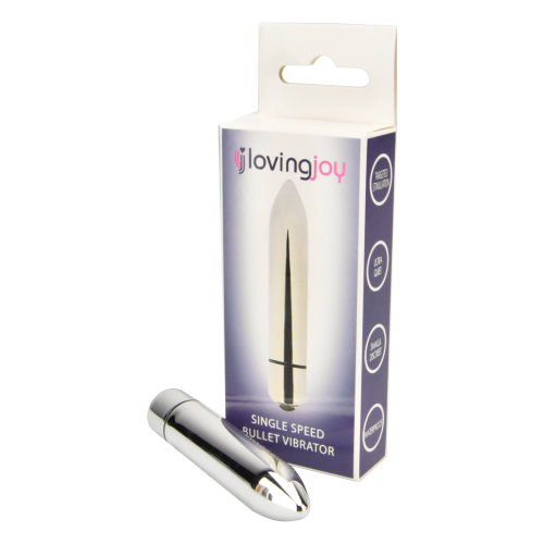 Loving Joy Single Speed Silver Bullet Vibrator - Image 5