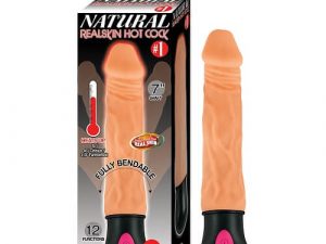 Realistic Warming 7 inch Vibrating Dildo Vanilla