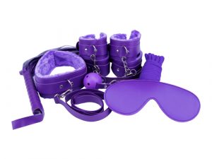 Loving Joy Beginner's Bondage Kit Purple (8 Piece)
