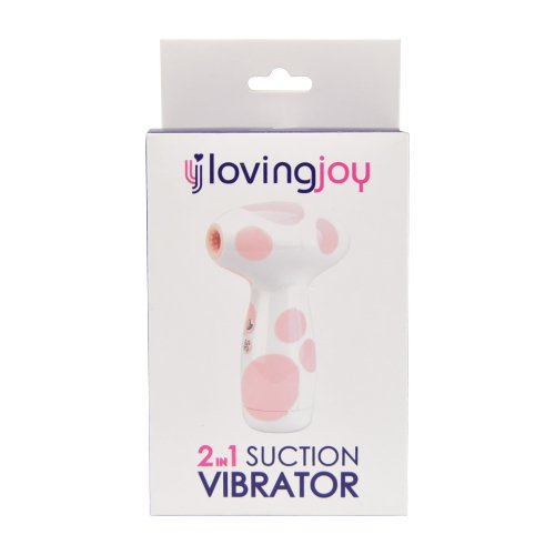 Loving Joy 2 in 1 Suction Vibrator Jumbo Dot - Image 6