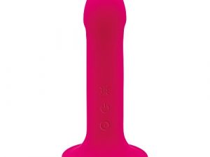 Adrien Lastic Dual Density Cushioned Core Vibrating Suction Cup Silicone Dildo 6.5 Inch