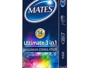 Mates Ultimate 3 in 1 Condoms 14 Pack