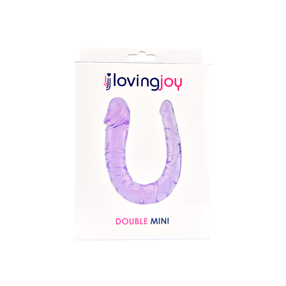 Loving Joy Double Mini Dildo Purple - Image 4