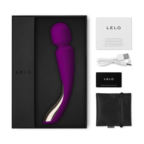 LELO Smart Wand 2 Medium Deep Rose - Image 8