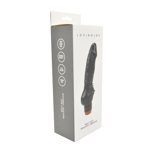 Loving Joy Bully Boy Realistic Vibrator Black - Image 8