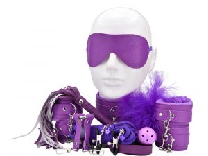 Bound to Play Bondage Kit Purple (11 Piece)