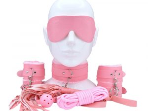 Bound to Play Beginner's Bondage Kit Pink (8 Piece)