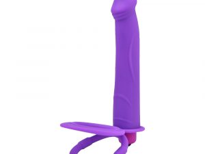 Loving Joy Double Penetration Strap On Vibrator