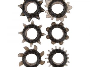 Loving Joy Textured Cock Ring Set (6 Pack)