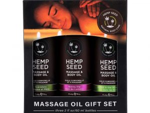 Earthly Body Massage Oil Gift Set Box