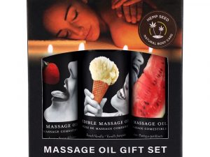 Earthly Body Edible Massage Oil Gift Set Box