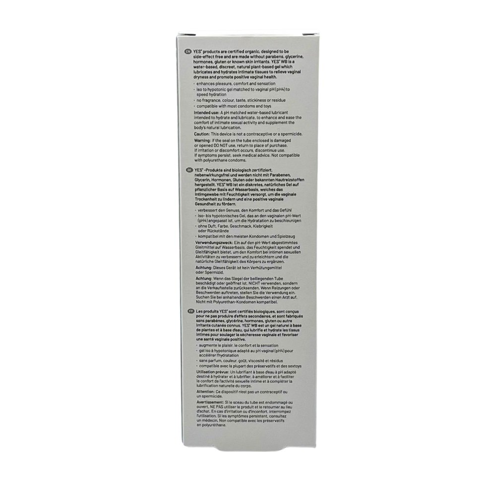YES Organic Water Based Personal Lubricant-100ml - Image 3