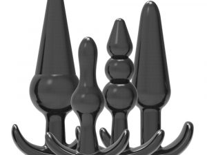 Loving Joy Butt Plug Training Kit Black