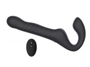 Mina Surge Remote Thrusting & Vibrating Strapless Strap On