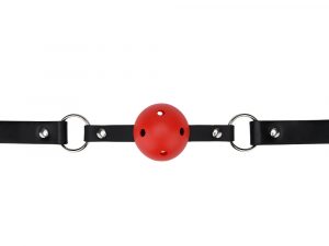 Bound to Play Breathable Ball Gag Red