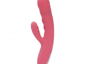 Svakom Avery Thrusting Vibrator with Clitoral Stimulator Pink