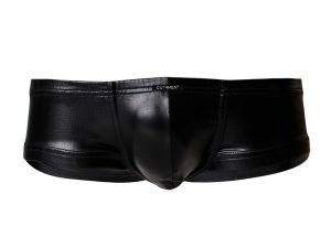 C4M Booty Shorts Black Leatherette