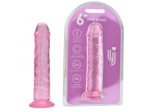 Loving Joy 6 Inch Suction Cup Dildo Pink