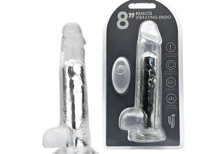 Loving Joy 8 Inch Remote Vibrating Dildo