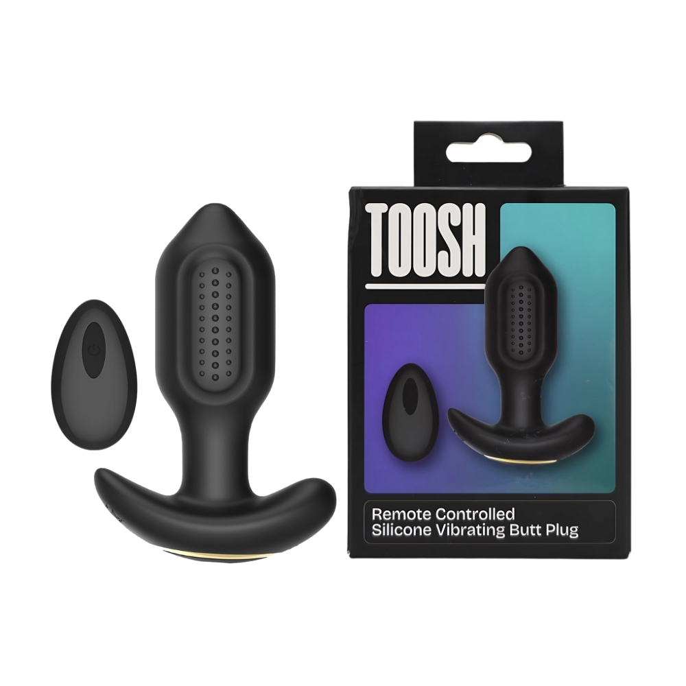 Toosh Remote Controlled Silicone Vibrating Butt Plug - Image 12