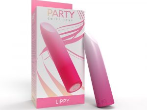 Party Color LIPPY Rechargeable Bullet Vibrator Pink