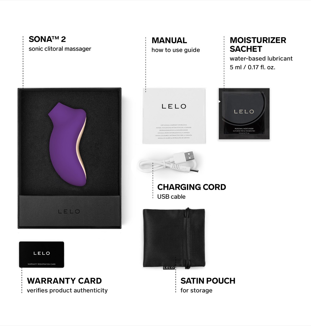 LELO SONA 2 Sonic Clitoral Massager - Purple - Image 7
