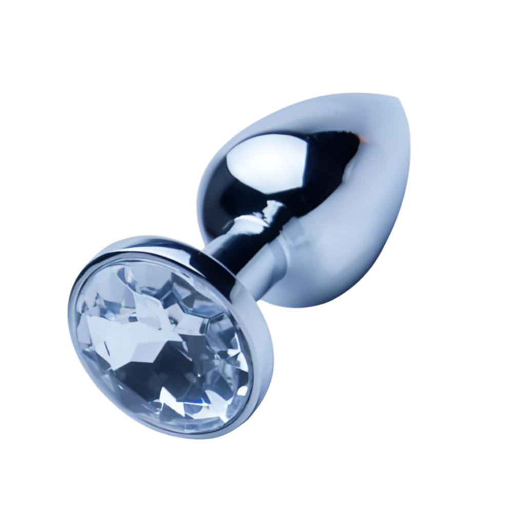 Precious Metals Silver Butt Plug-Small - Image 3