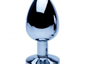 Precious Metals Silver Butt Plug-Large