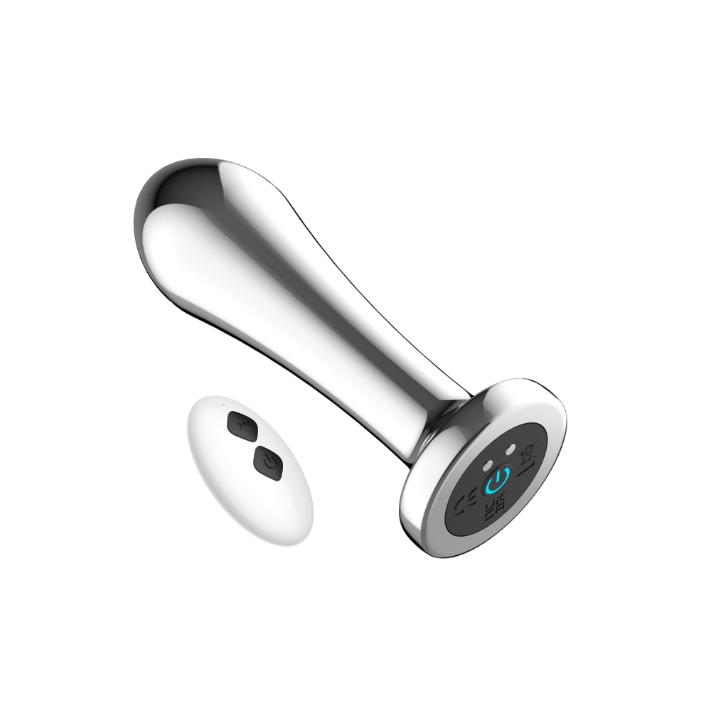 Toosh Remote Controlled Metal Vibrating Anal Plug - Image 3