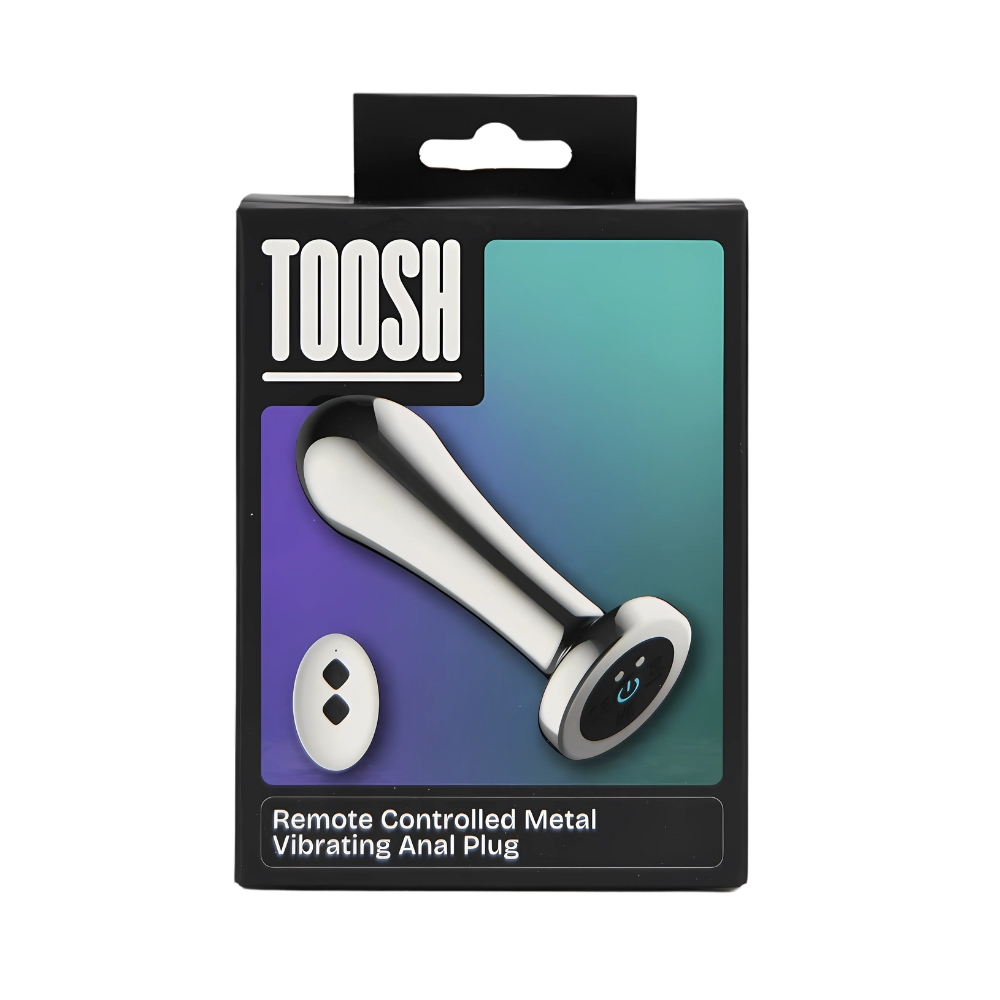 Toosh Remote Controlled Metal Vibrating Anal Plug - Image 7