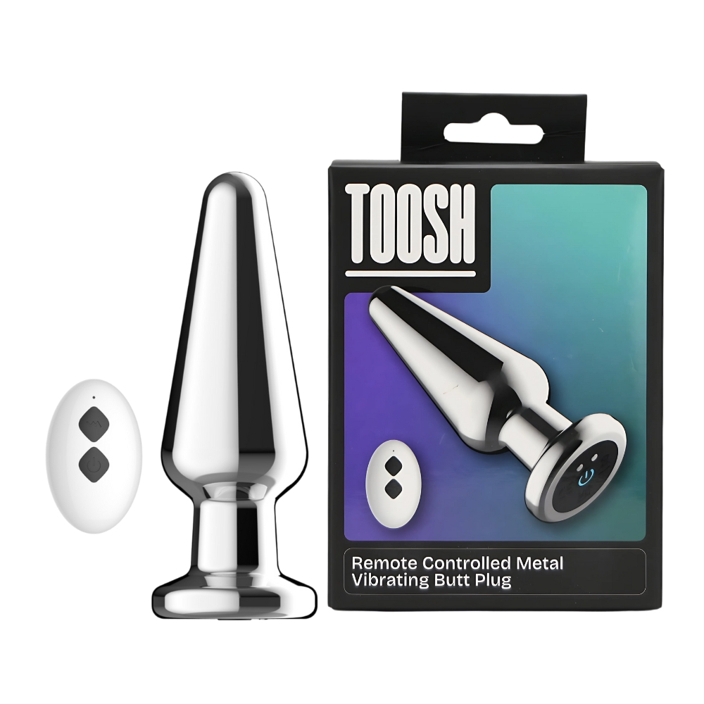 Toosh Remote Controlled Metal Vibrating Butt Plug - Image 10