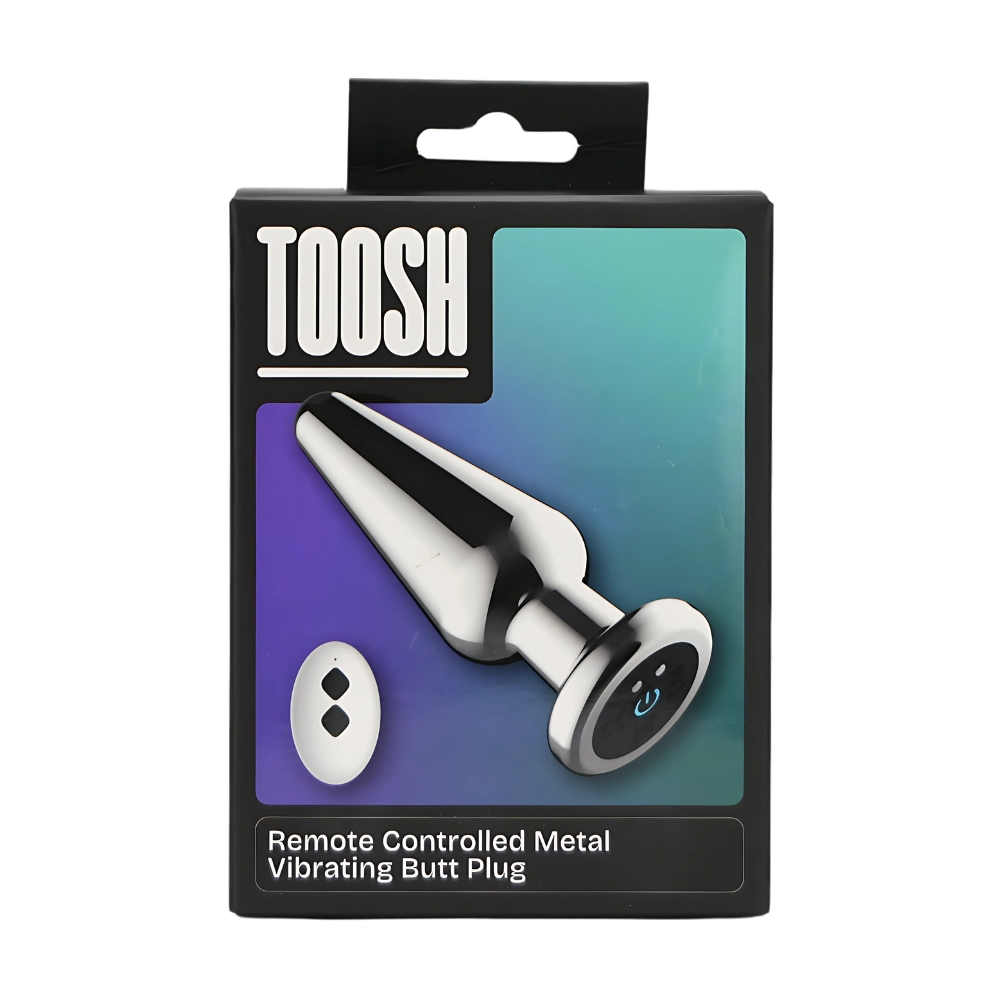 Toosh Remote Controlled Metal Vibrating Butt Plug - Image 7