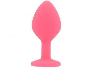 Toosh Pink Silicone Butt Plug Medium