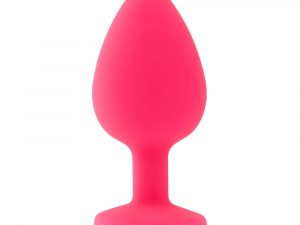 Toosh Pink Silicone Butt Plug Large