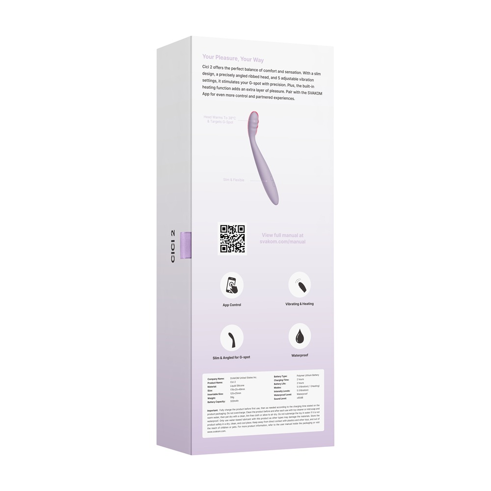 Svakom Cici 2 Flexible Head Slim Vibrator - Image 13