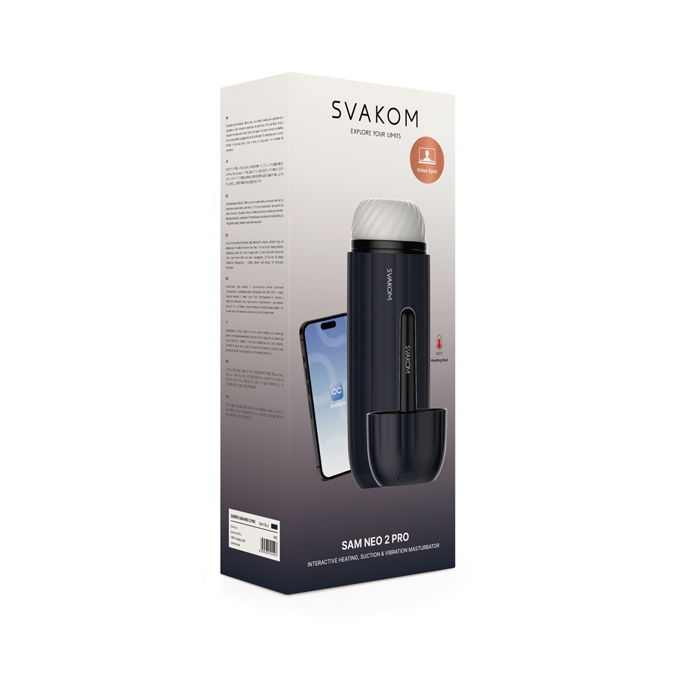 Svakom Sam Neo 2 Pro Interactive Heating Sucking and Vibrating Masturbator - Image 15