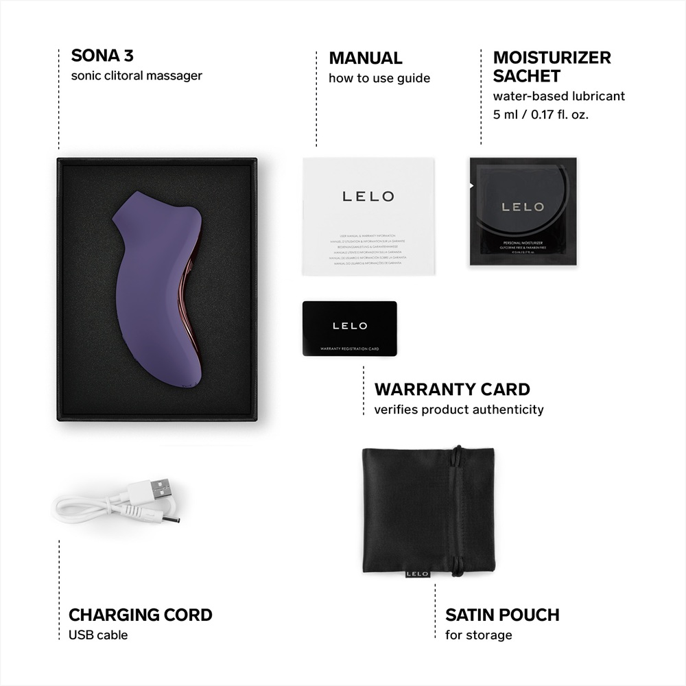 LELO Sona 3 Clitoral Massager Cyber Purple - Image 4