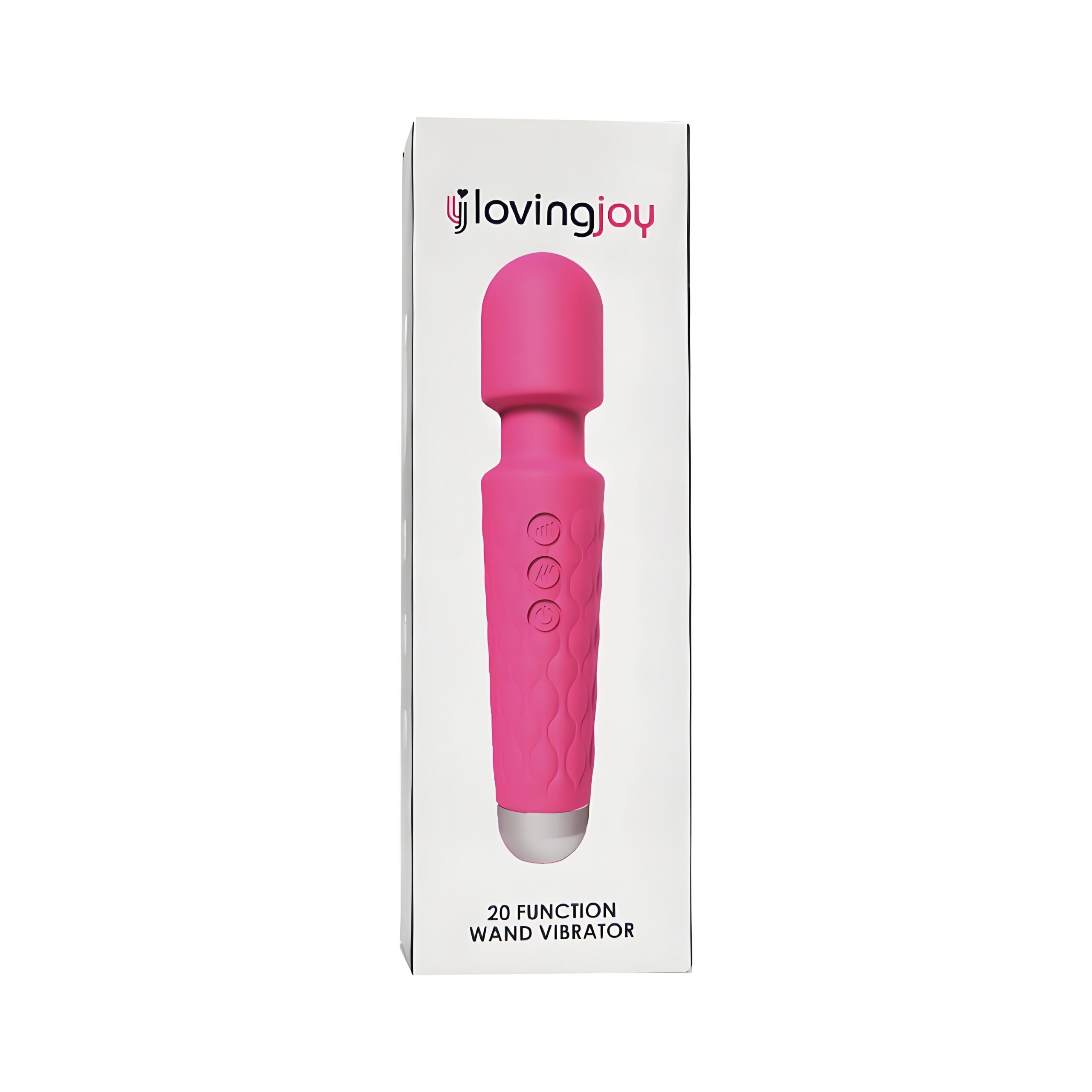 Loving Joy 20 Function Wand Vibrator Pink - Image 4