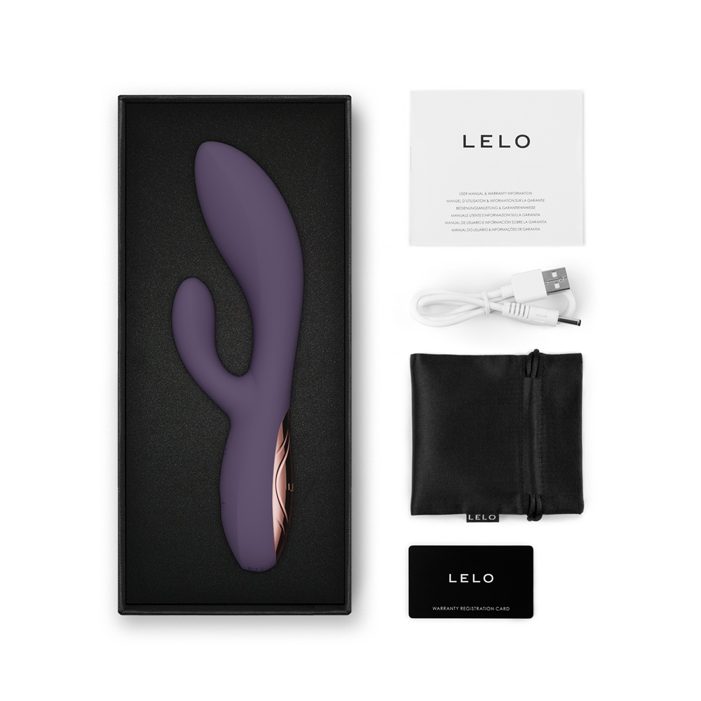 LELO Ina Thrust Thrusting Rabbit Vibrator Purple Twilight - Image 4