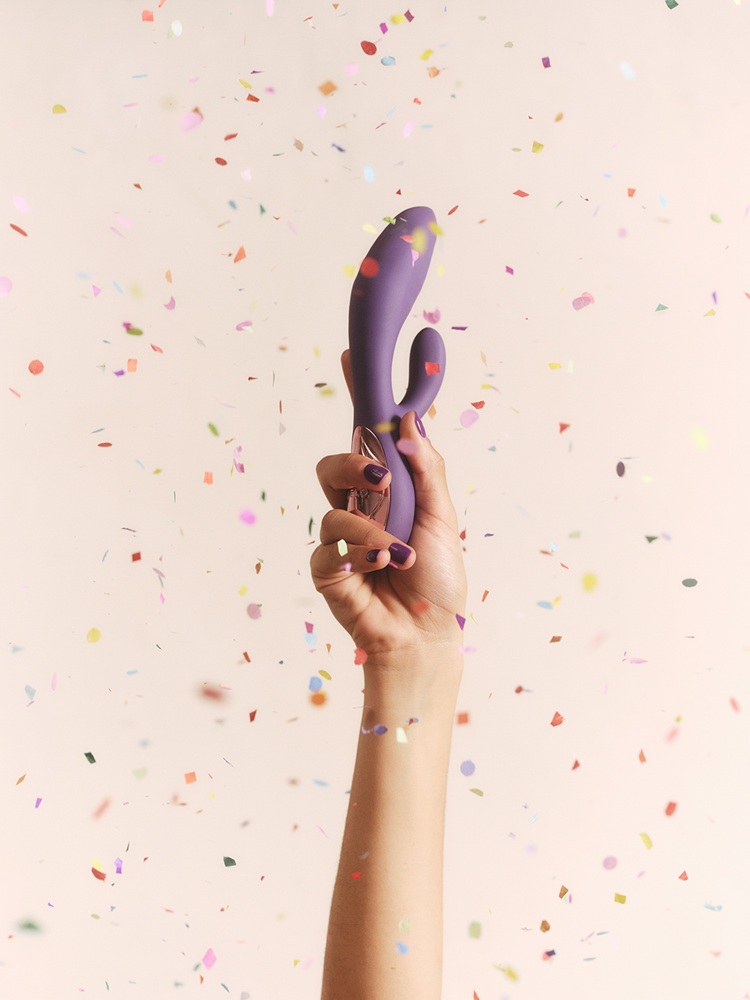 LELO Ina Thrust Thrusting Rabbit Vibrator Purple Twilight - Image 8